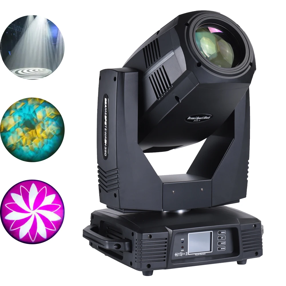 

17R Moving Gobo Light 3in1 Zoom Professional Stage Lighting DJ 350W Beam Movinghead Stage Lighting for Nightclub Event Show