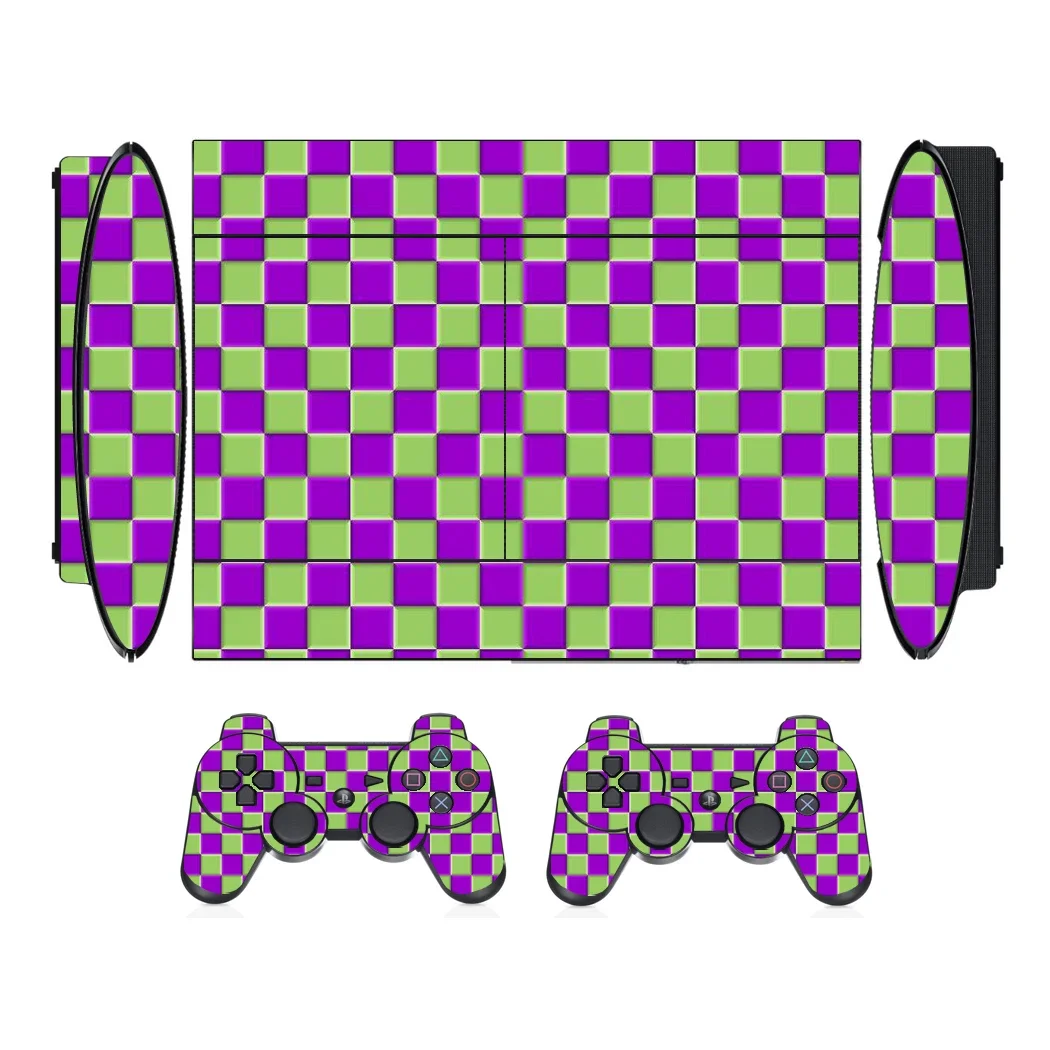 Виниловая наклейка для Sony PS3 Super Slim и 2 наклейки на контроллер