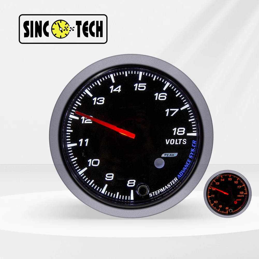 

Автомобильный вольтметр SincoTech, измеритель напряжения 6207, 60 мм