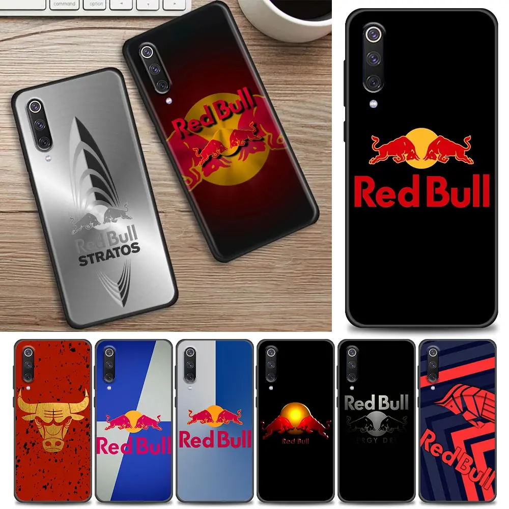 

Red-d Energy B-Bull Hot Drink Case For Xiaomi Poco C50 C40 X4 F4 M5 N5S M4 X4 X3 F3 M3 GT Pro Nfc Redmi Note 8 7 Black Cover