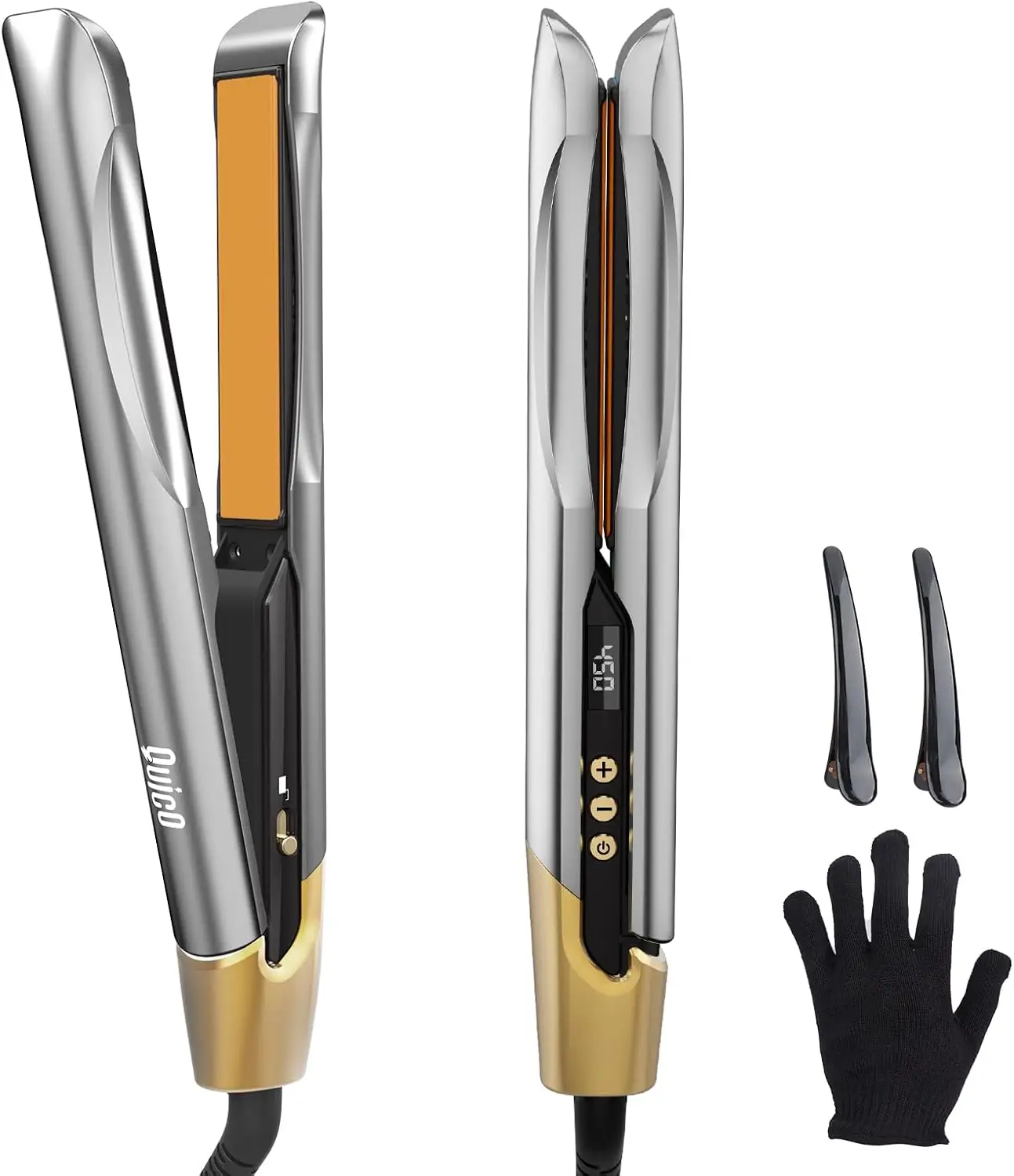 Профессиональный выпрямитель для волос Quico 120–240 В уникальный дорожный и бигуди с