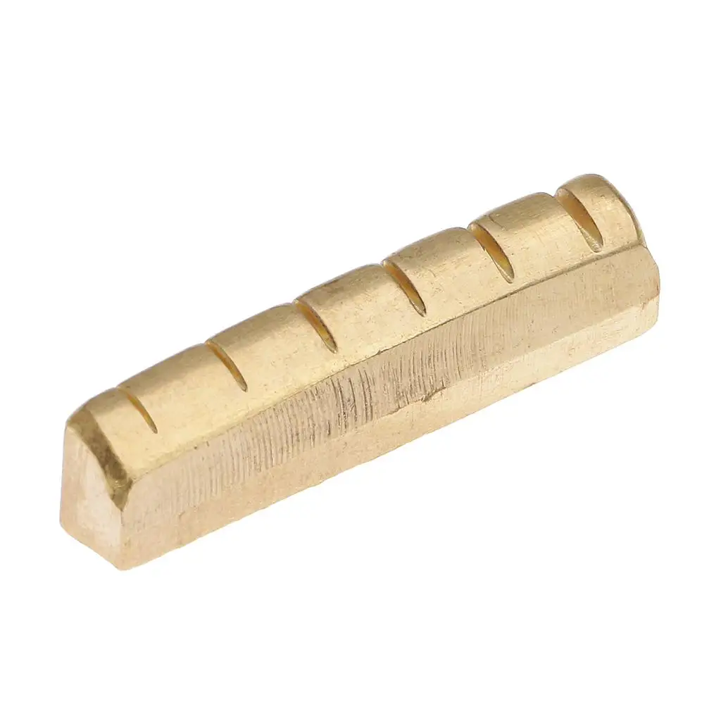 

Replacement Part 43x6mm Brass Nut Slotted for 6 strings Acoustic Guitar Parts