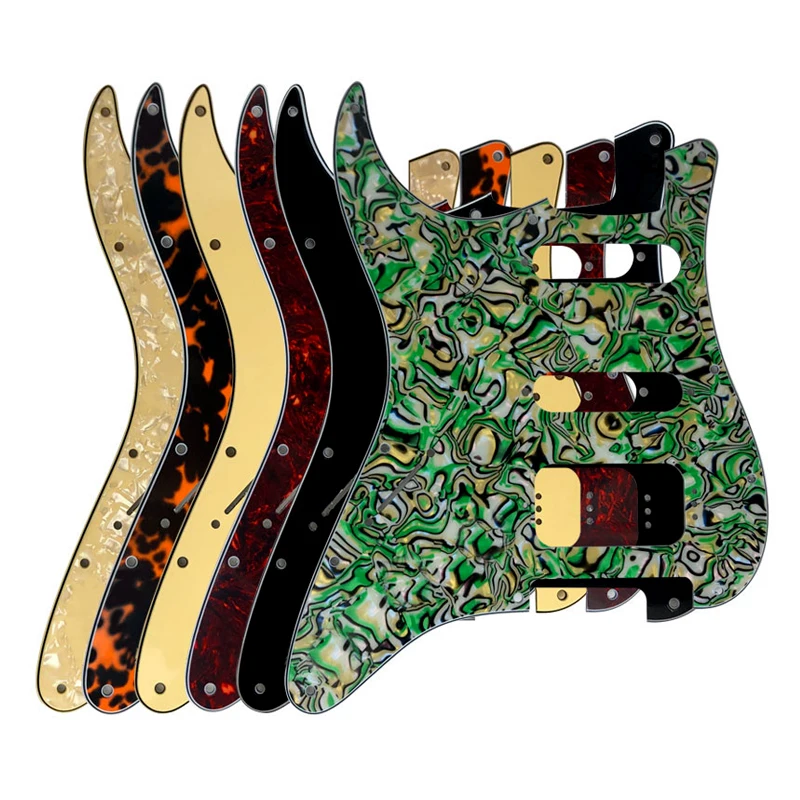 

Pleroo Quality Guitar Parts - For US Fd 11 Screw Holes MIM Start SSH Humbucker Guitar Pickguard No Control Hole Scratch Plate