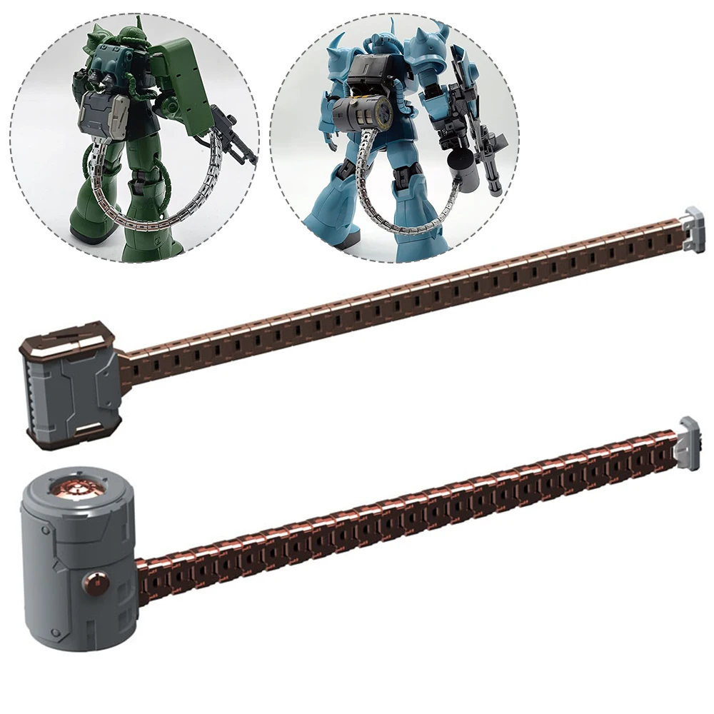 Фото Для MG 1/100 Gouf HG RG 1/144: Система подачи патронов Гатлинга, звенья магазинного ремня, ремень для патронов Гатлинга, аксессуарная деталь №1
