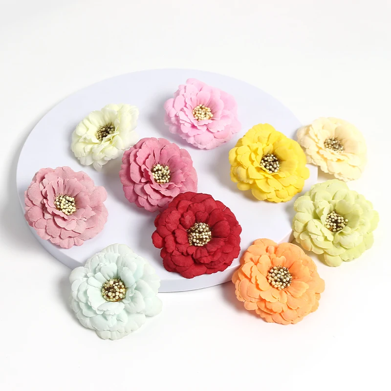 Искусственные цветы, розы для украшения дома, 10/20 шт.