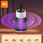 Лампа-ловушка для насекомых Xiaomi, светодиодная лампа-ловушка для комаров с электрошоком, ночник с USB, репеллент против комаров и радиатора для гостиной
