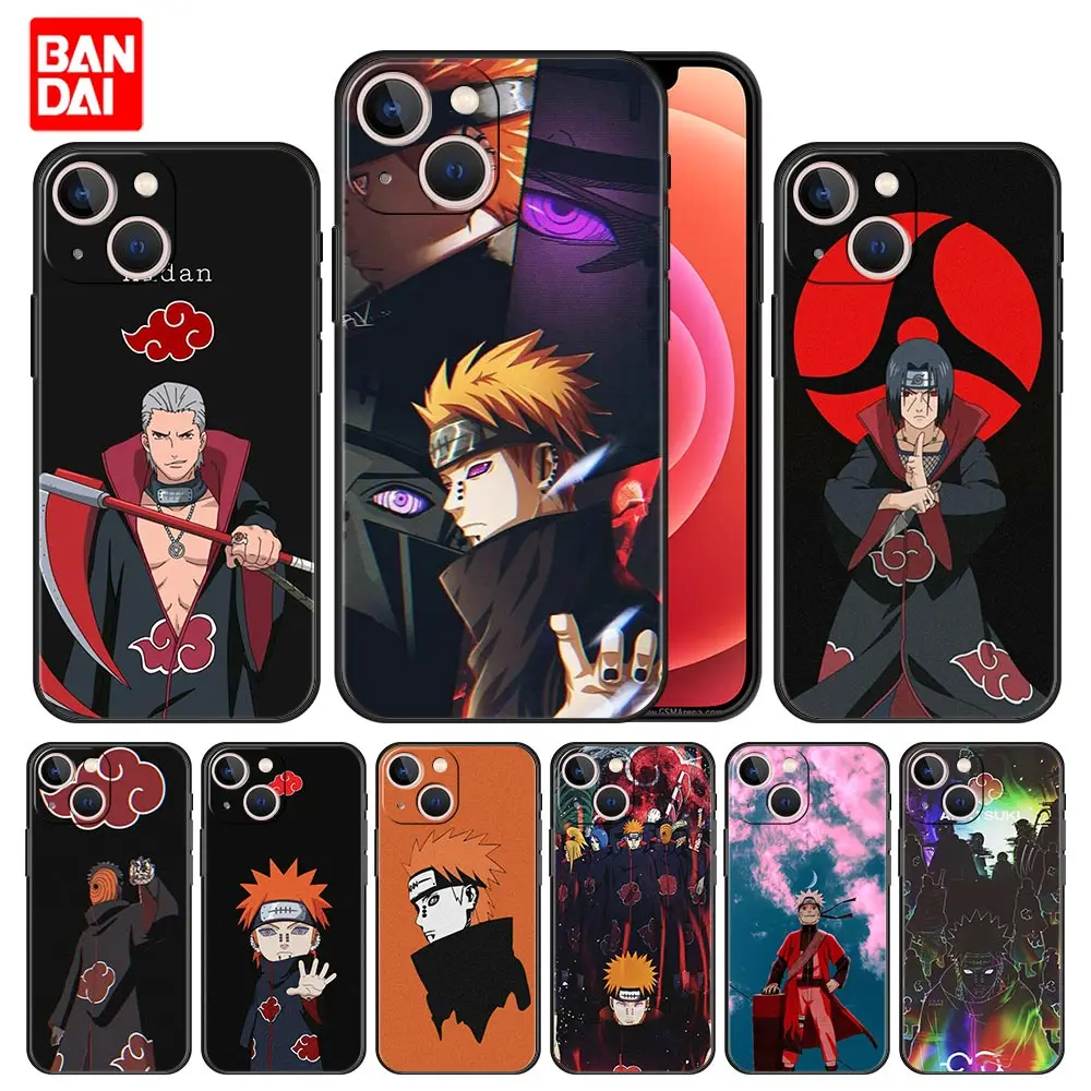 

Anime Naruto Itachi Case for iPhone 11 12 13 Pro Max SE 2020 11pro 12pro 13pro Mini Silicone Funda Capinha Black Cover Luxury