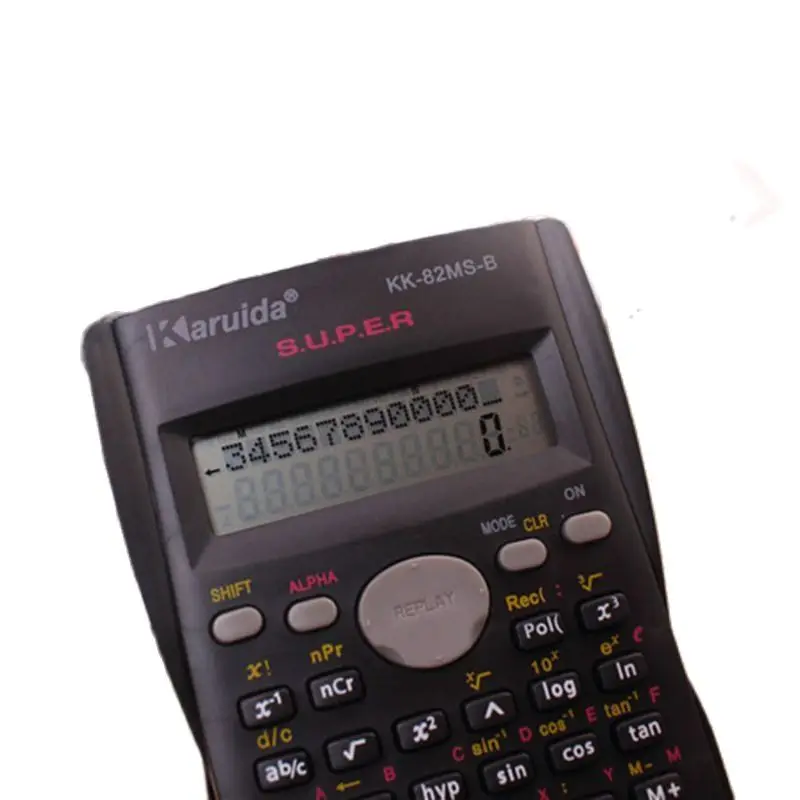 Mathematics Teaching Dedicated Calculator Handheld Portable Scientific Calculator Student 2-line Display Handheld Multi-function images - 6