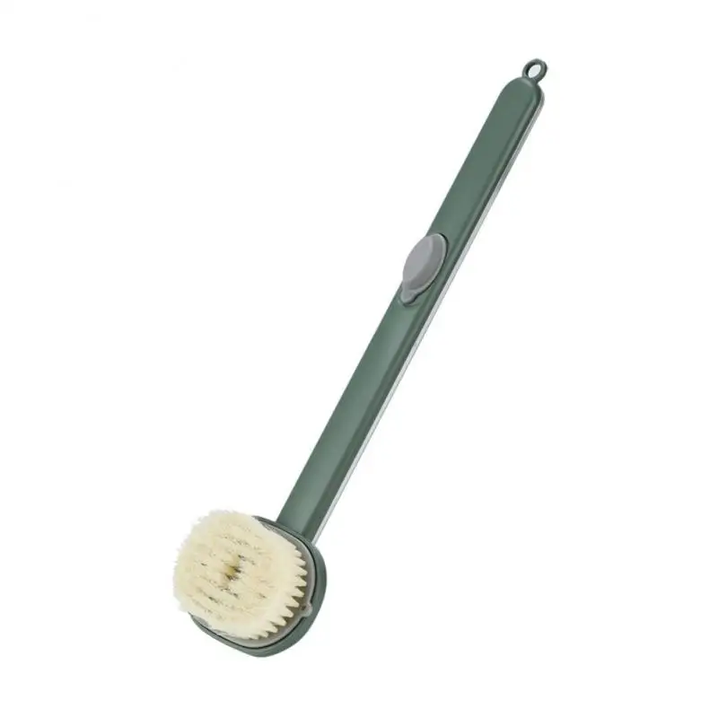 

Long Handle Cleaning Massage Brush Scrub Bath Wipe Storage Shower Gel Back Brush Soft Bristle Bath Brush Bathroom Products