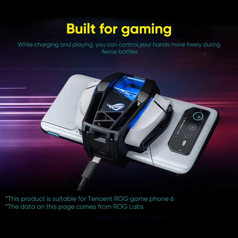 Ceny Oryginalny Aeroaktywny Cooler Dla Asus Telefon Rog 6 ROG Kunai 3 Gamepad Funcooler Uchwyt Wentylatora ROG6 Telefon Do Gier