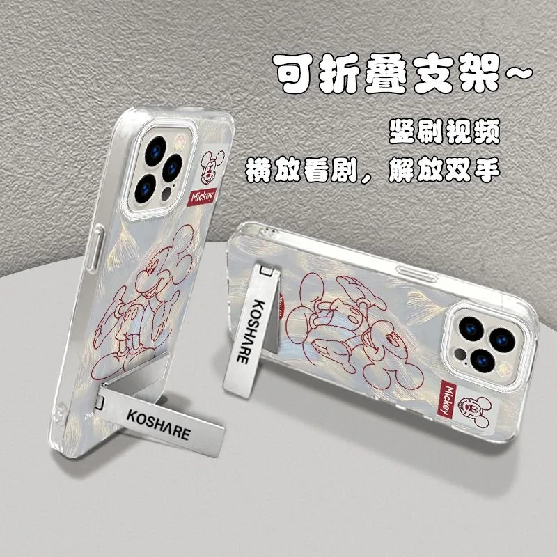 Чехол для телефона Disneies Mickeies Samsung Galaxy S24 S23 Ultra Plus 5G S21 FE текстурный чехол с перьями и