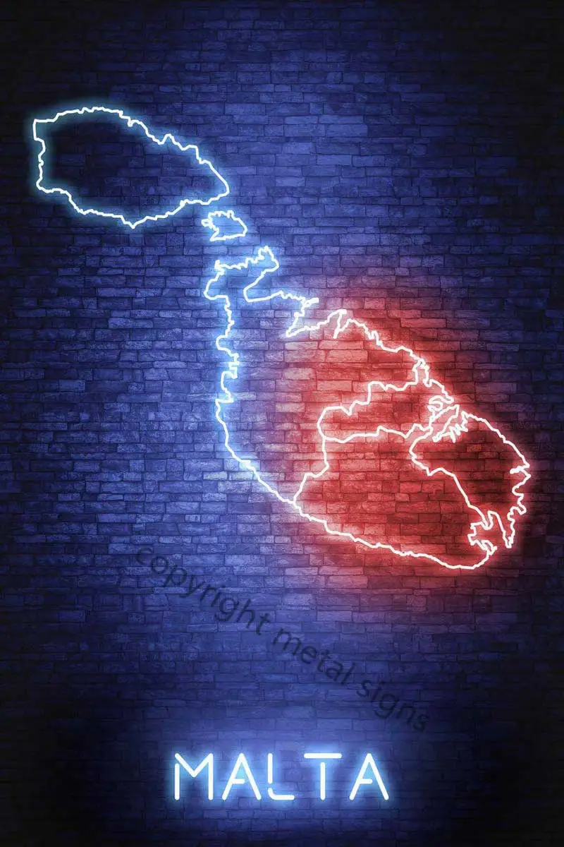 

Винтажная металлическая вывеска Мальта-вальетта, Настенный декор, неоновая вывеска для комнаты, клуба, мужской пещеры, кафе, паба, дома, без ...