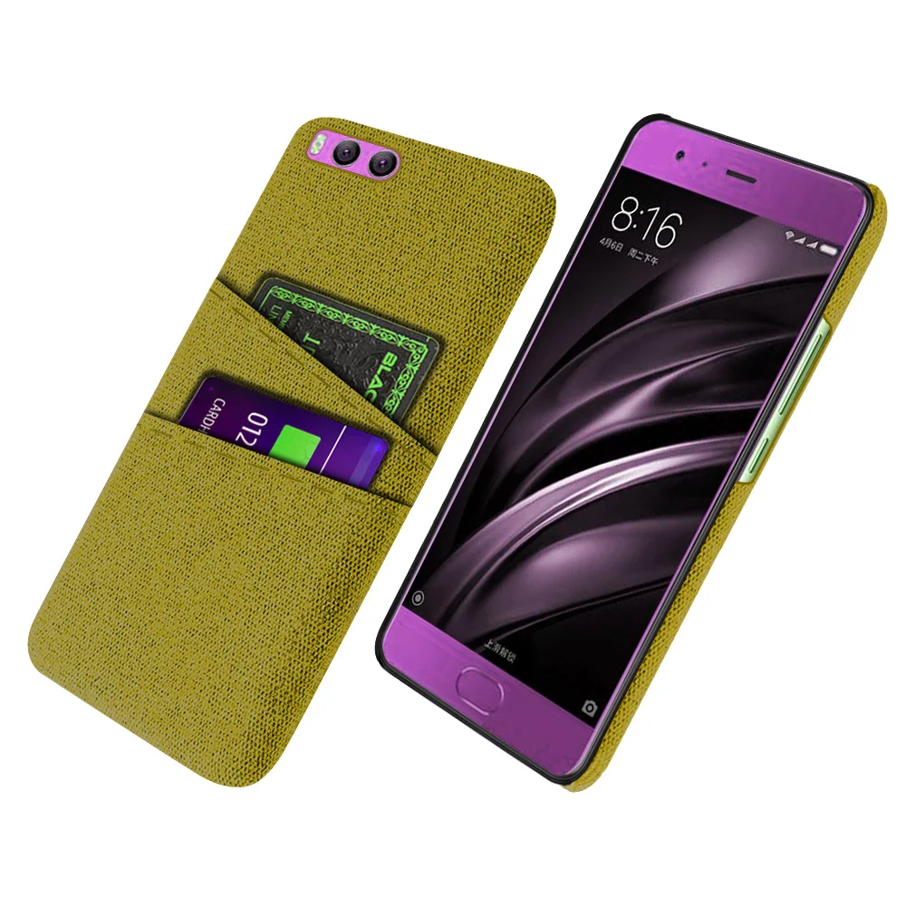 

Mi 6 Case For Xiaomi Mi6 Case Xiaomi Mi 6 6X Luxury Fabric Dual Card Phone Cover For Xiaomi MI6 MI6X Capa Coque Funda