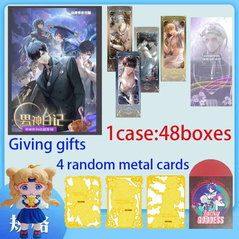 2024Новые коллекционные карты Menfu хобби Husbando аниме Doujin красивый мальчик игрушки