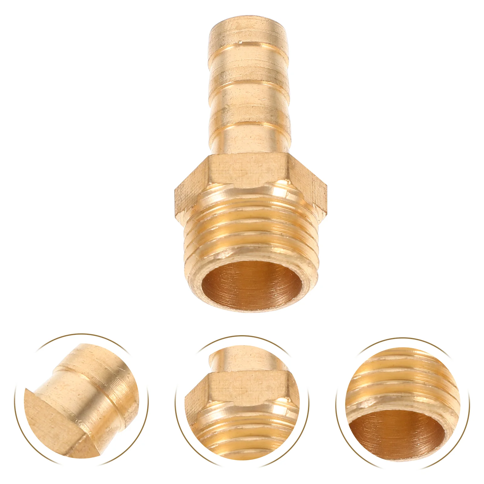 

4 Pcs Air Hose Connector Barb Adapter Pipeline Practical Pex Crimp Fittings Copper Straight