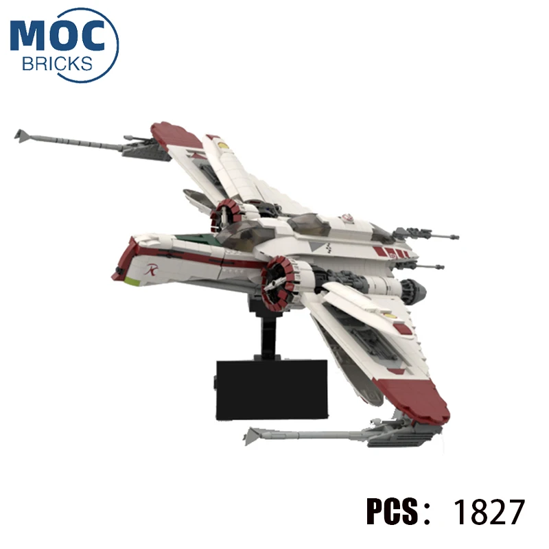 Конструктор MOC серии «космическая война» ARC-170, строительные блоки тяжелого звездного истребителя, модель научного образования, детские игрушки, рождественский подарок