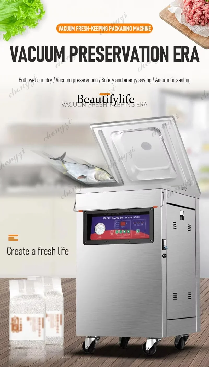 Фото Вакуумный упаковщик HR Easy Clean с гладкой поверхностью и съемными деталями для простого ежедневного обслуживания №3