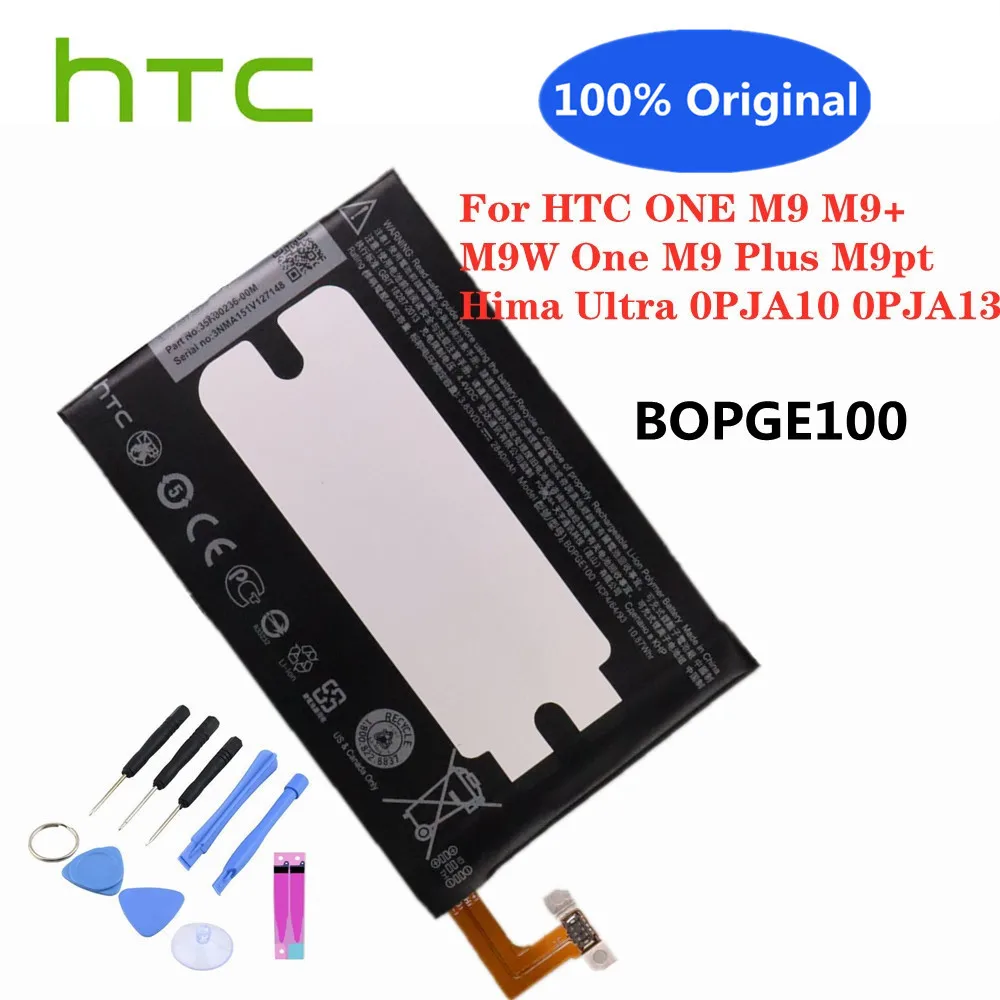 

New High Quality BOPGE100 B0PGE100 2840mAh Battery For HTC ONE M9 M9+ M9W One M9 Plus M9pt Hima Ultra 0PJA10 0PJA13 Smart Phone