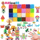 Запасные бусины Hama для пазлов Aquabeads DIY набор бусин с распылителем воды игры в шарики 3D волшебные игрушки ручной работы для девочек и детей