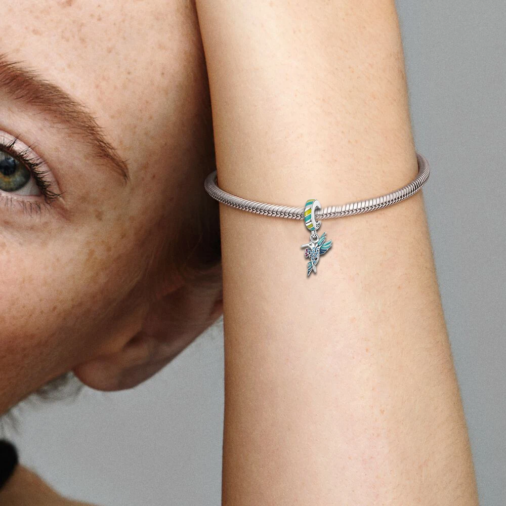 Collier pendentif série Bird pour femme, bracelet en argent 925, adapté au bricolage, personnalité exécutive, cadeau de fête d'anniversaire