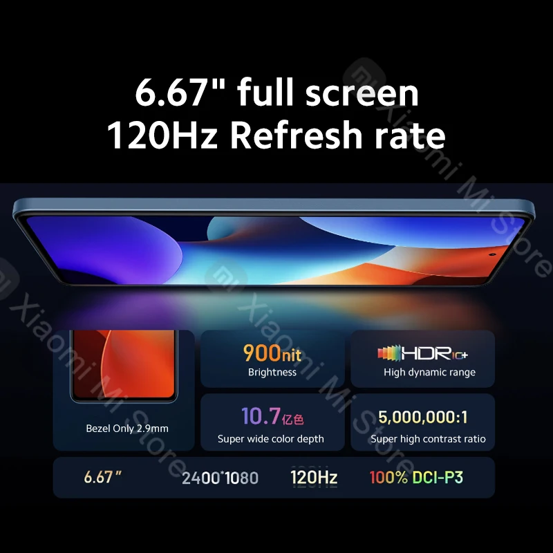 Cena Nowy Xiaomi Redmi Note 12 Pro 5G Smartphone 128GB/256GB MTK Dimensity 1080 6.67 '120Hz Wyświetlacz OLED 50MP Kamera 67W Szybkie ładowanie