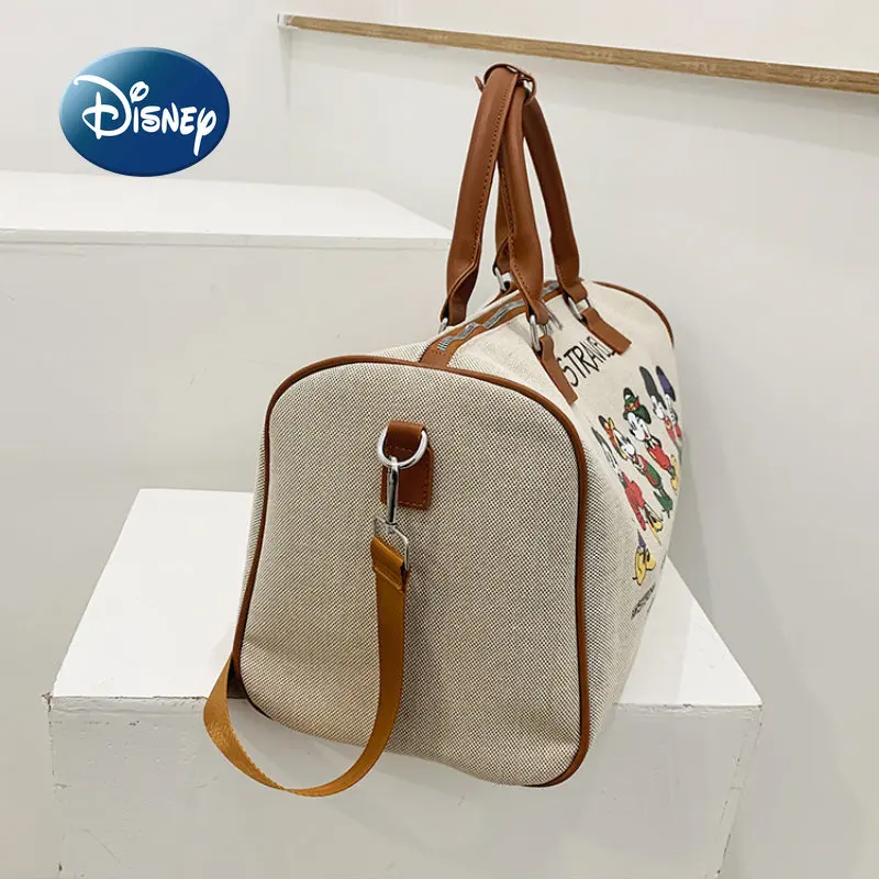 Disney Mickey New Women's Travel Bag Luxury Brand Travel Handbag Large Capacity Fashion Leisure Boarding Bag Fitness Bag