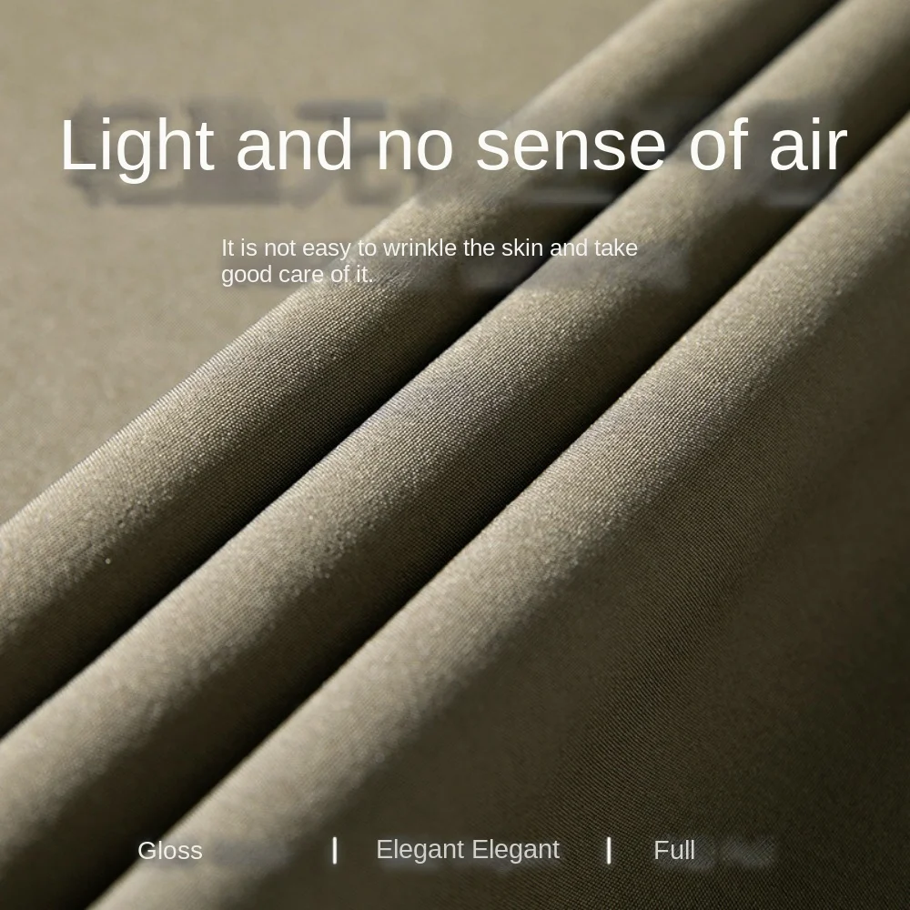 Крутые повседневные летние мужские брюки из ледяного шелка свободные прямые