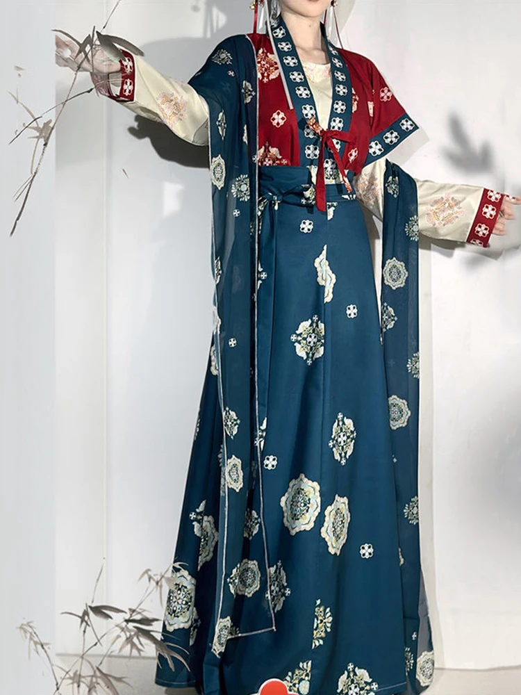 Китайское платье ханьфу Женский карнавальный костюм для косплея на Хэллоуин