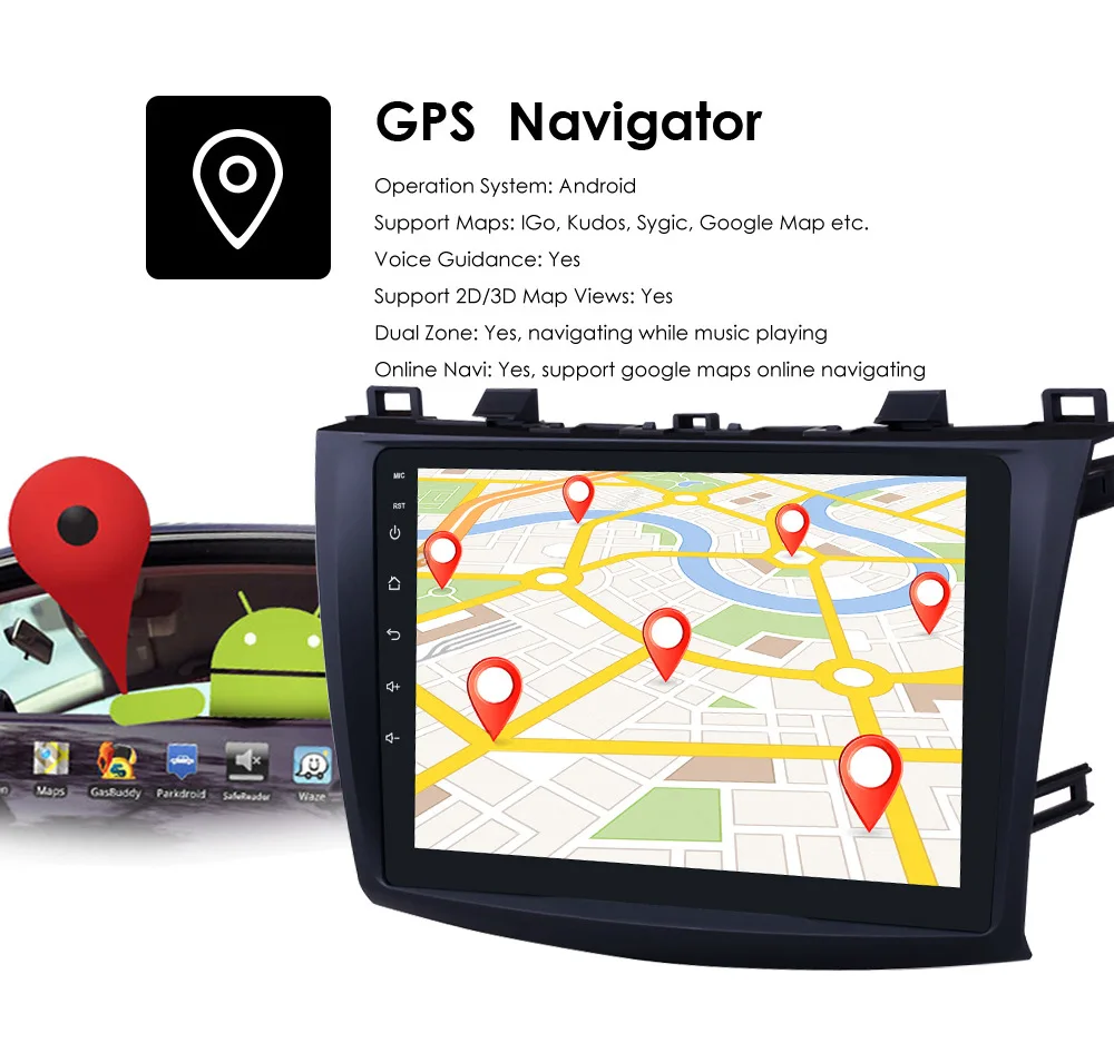 Автомагнитола 2 din для Mazda 3 2004-2013 maxx axela android 10 автомобильное радио стерео GPS Carplay Wi-Fi