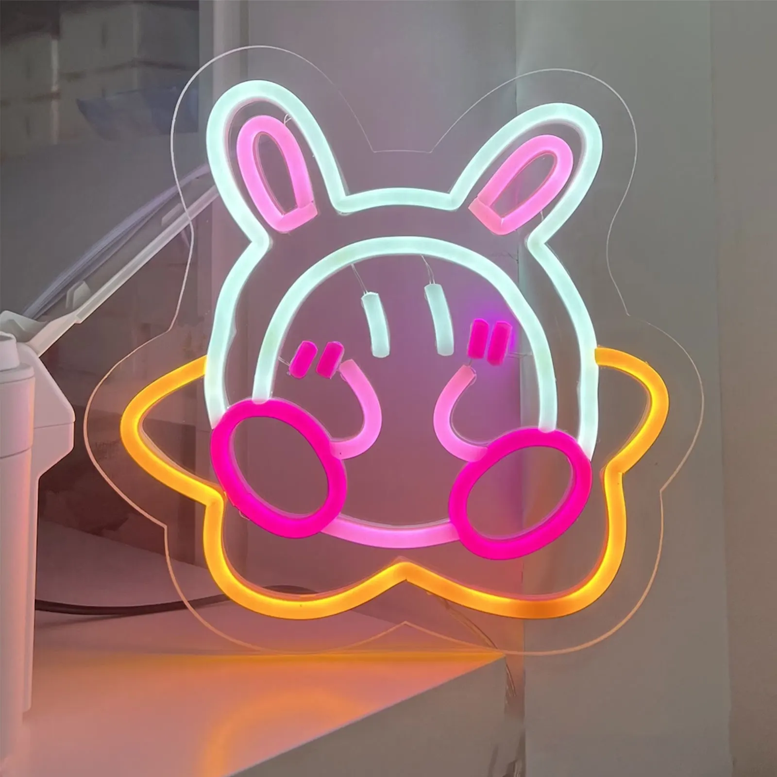 

Custom Anime LED Neon Sign Game Room Japanese Handmade Light Up Gaming Sign Wall Decor Gift For Gamer Home Bedroom Night Lamp