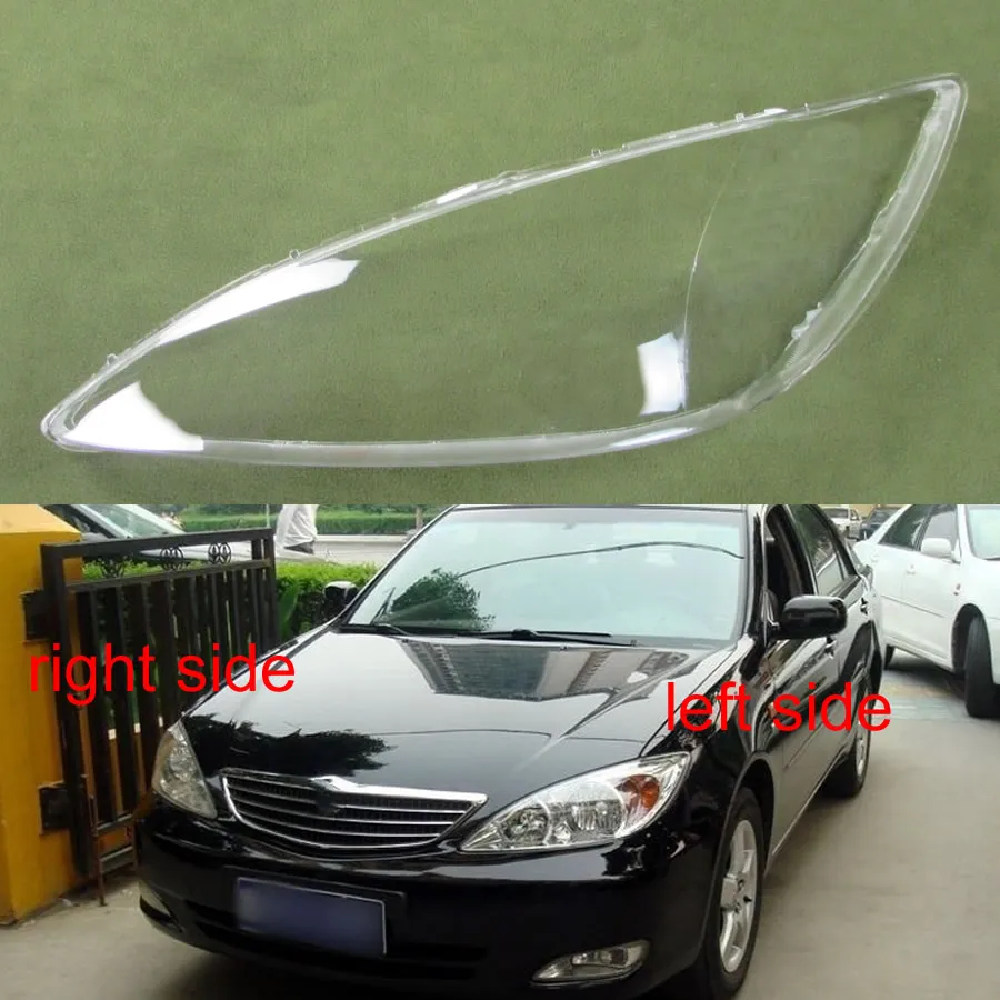 

Прозрачная маска для корпуса налобного фонаря для Toyota Camry 2002 2003 2004, корпус налобного фонаря из плексигласа, замена оригинальных линз