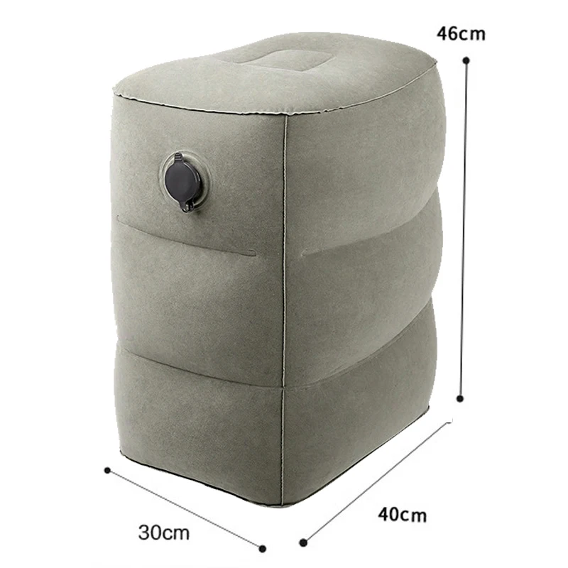 

Портативная надувная дорожная подушка для ног, подушка для самолета, поезда, автомобиля, подушка для ног с сумкой для хранения и пылезащитны...