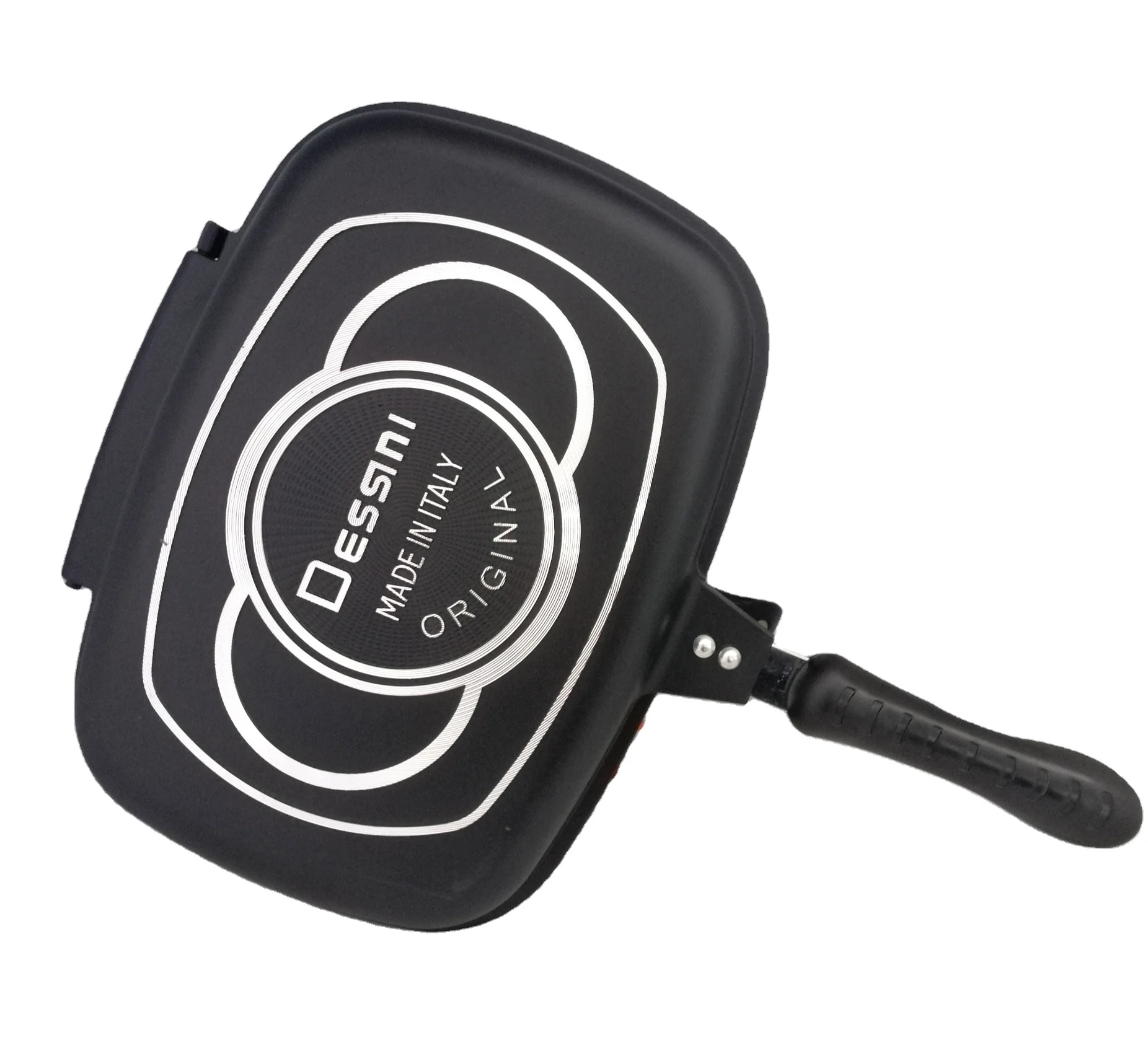 Бытовая Алюминиевая двойная Сковорода-гриль