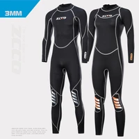 3mm neoprene full body spearfishing keep warm wetsuit for men women long sleeve surfing swim kayaking scuba hunting diving suit