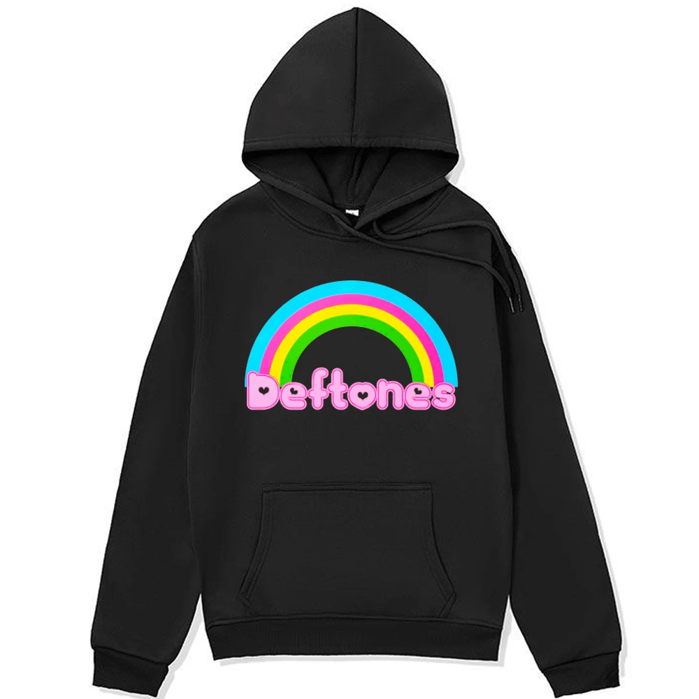 

Deftones Around The Fur Tour Band Concert Hoodie Goth Harajuku Grunge Sweatshirt Men Women 90s Vintage Streetwear Pullover Coat