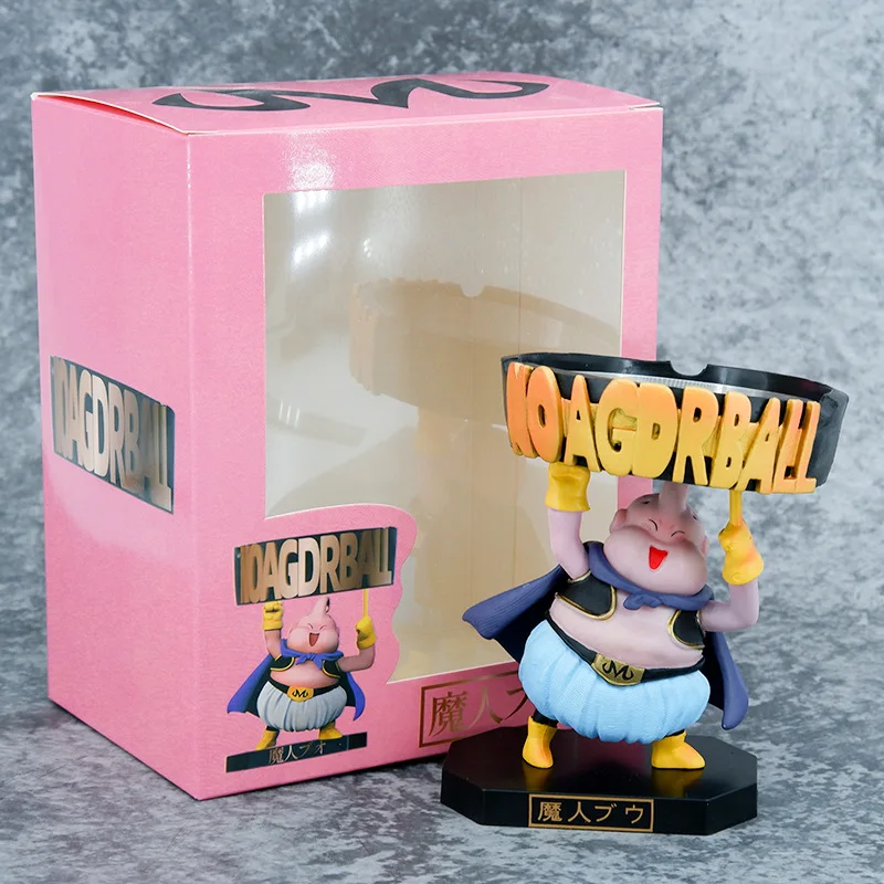 

Dragon Ball Anime Majin Buu Cute Fat Buu Ashtray Figure Boxed PVC Collectible Statue Vehicle Model Small Ornament Toy Doll Gift