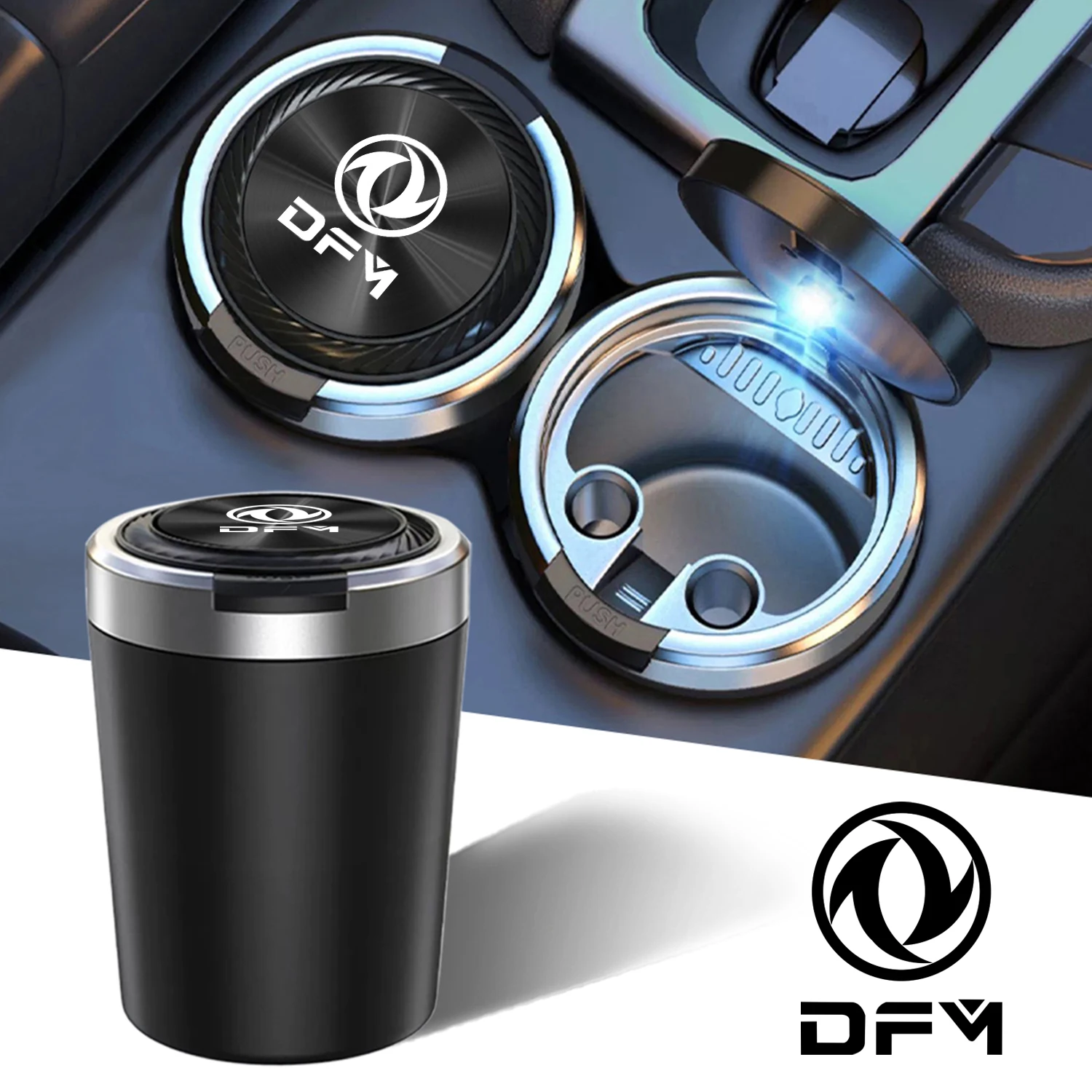 Автомобильная пепельница cenicero с текстурой автомобильных аксессуаров для dongfeng DFM