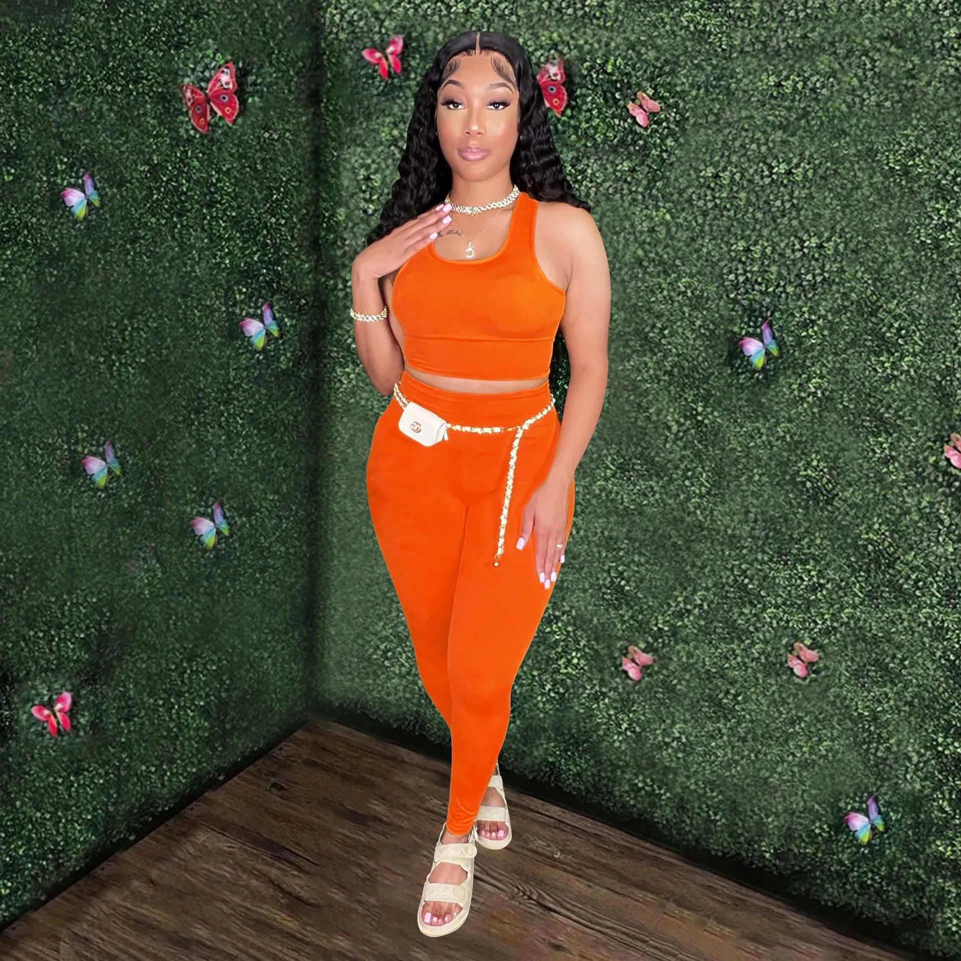 Женская одежда для йоги с логотипом на заказ брюки пикантный жилет спортивные