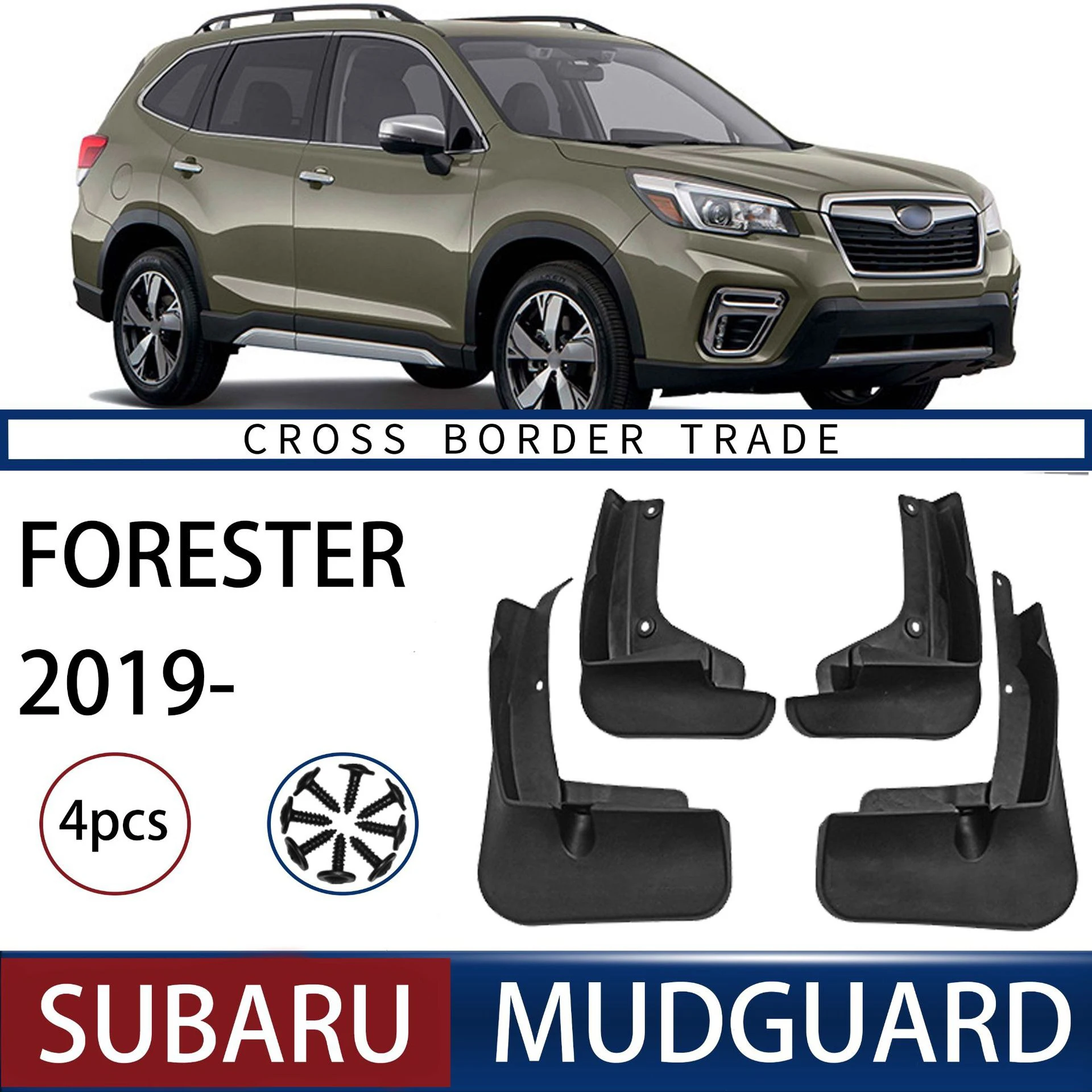 

Брызговики для Subaru Forester 2019-2021, брызговики, брызговики, передние и задние колеса, аксессуары