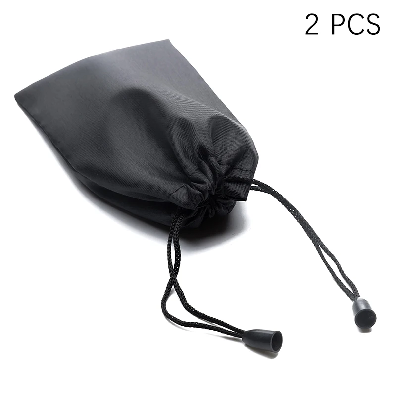 

2PCS Black Soft Cloth Waterproof Sunglasses Bag Dustproof Storage Pouch Glasses Carry Bag Portable Eyewear Case Container