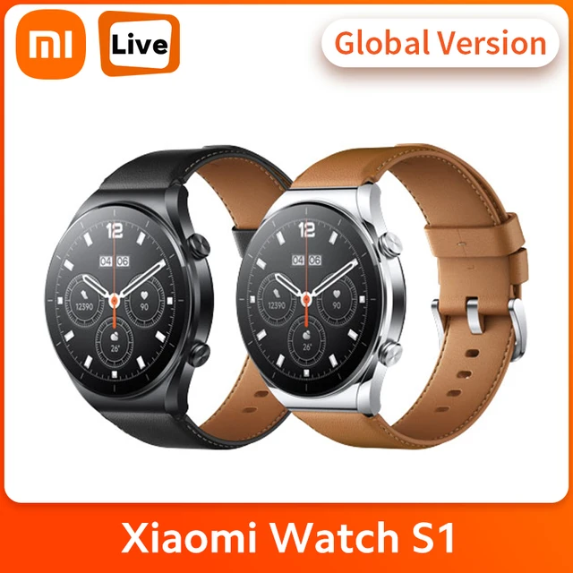 New Global Version Xiaomi Watch S1 Smartwatch 1.43" AMOLED Display Heart Rate Blood Oxygen Wireless Charging Dual-band GPS Watch 1