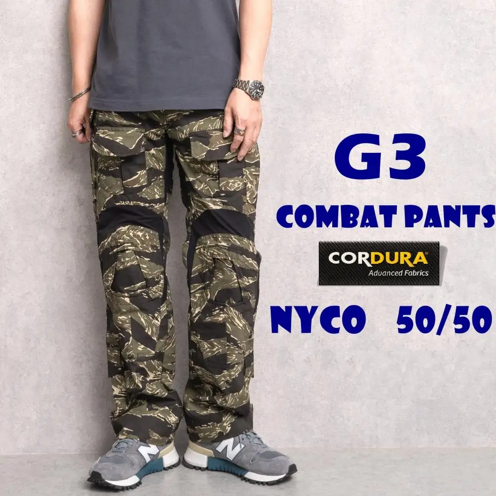 

MC/WL Tabby Tiger Print G3 Combat Tactical Pants Multifunctional Training Military Outdoor Hunting Clothing and Equipment GST