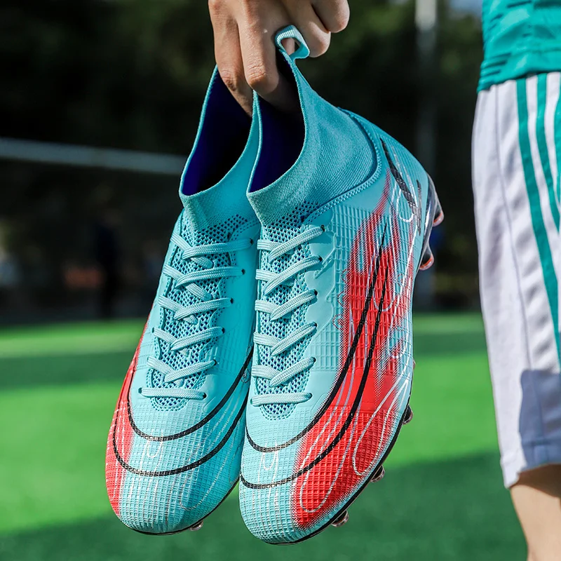 2022 New Men Soccer Shoes Professional Turf Football Boots Male Kids Cleats Sports Shoes Kid  Football Sneakers Futsal Chaussure