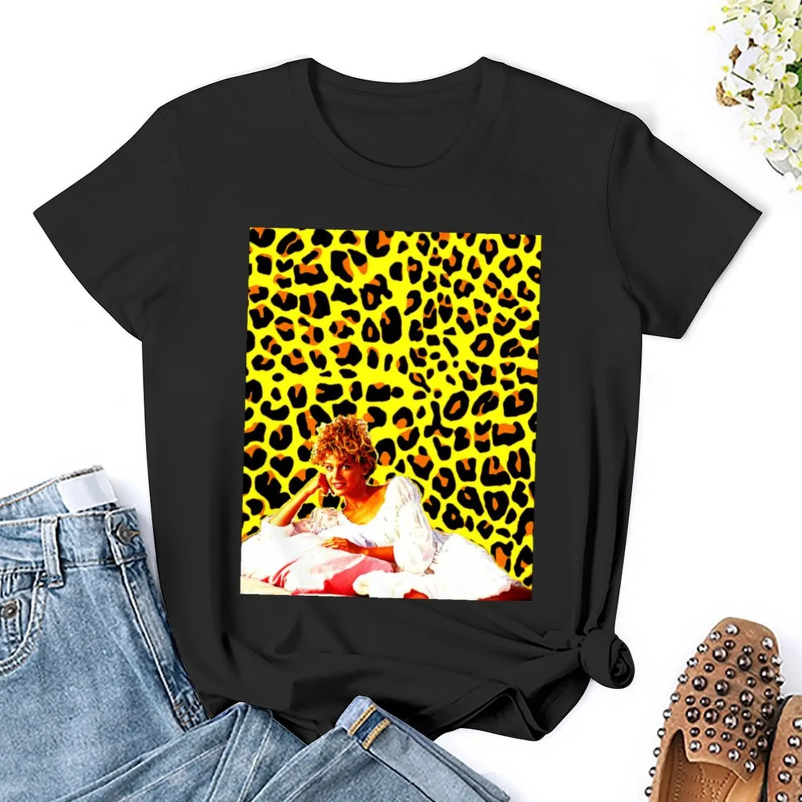 Женская футболка Kylie Minogue - I be so lucky Special U.K remix винтажная одежда с принтом животных