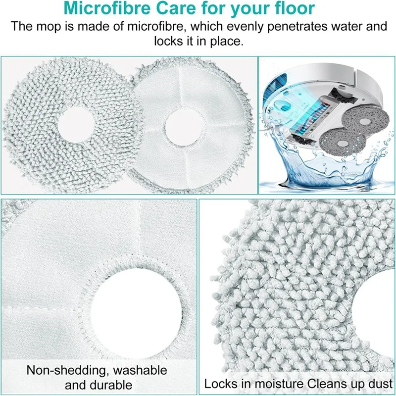 Мешки для пыли робота-пылесоса Dreame L10S Ultra S10 Pro Xiaomi Mijia Omni X10 +