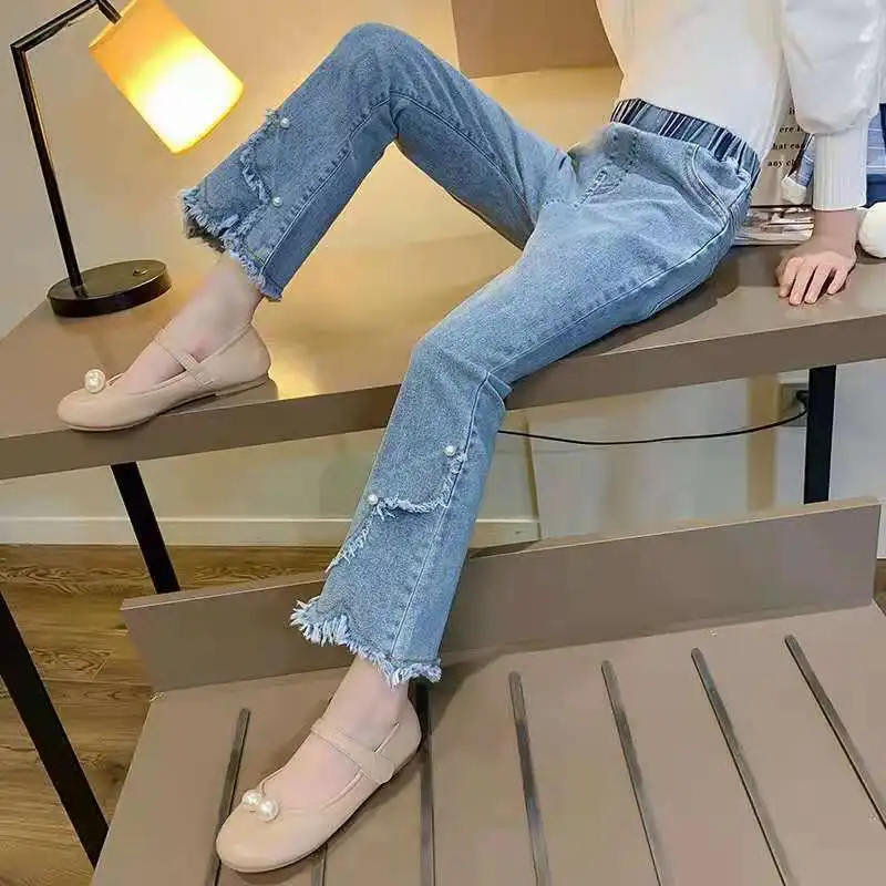 

Джинсы на пуговицах для девочек 6/8/10/12/14