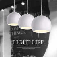 modern simple ball pendant lights nordic hanging ceiling lamps for cafe bar decor blackwhite pendant hanging lamp