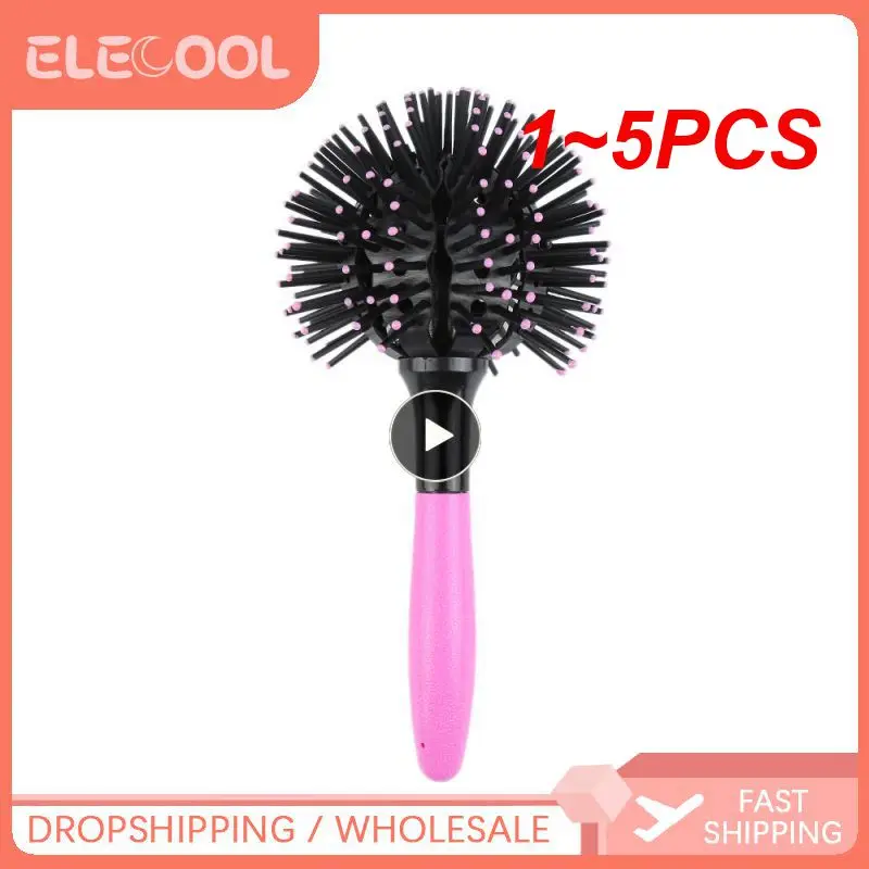 

1-5 шт., термостойкая круглая расческа для волос