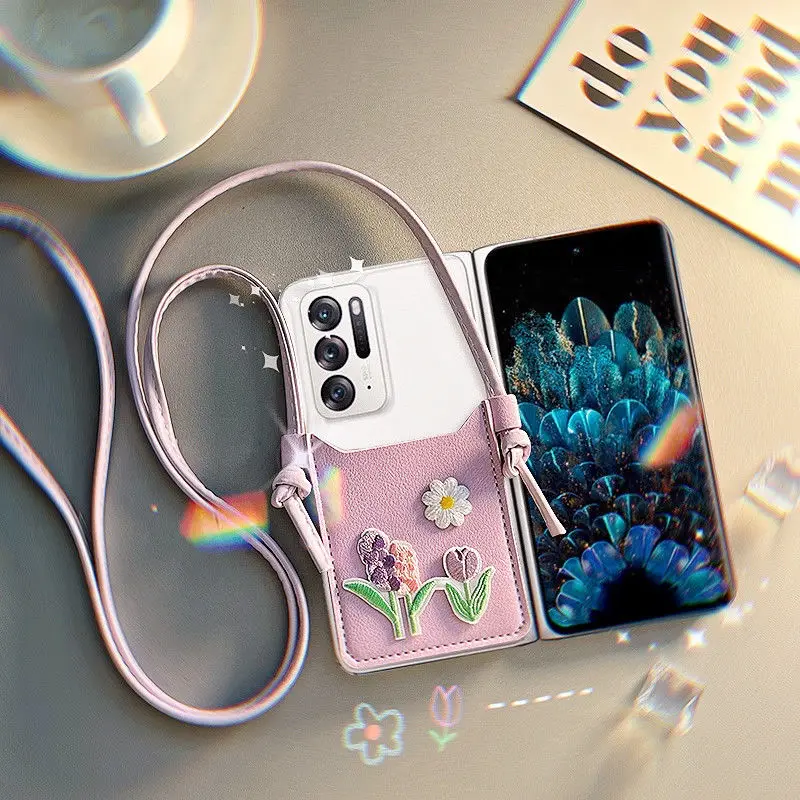 

Складной чехол-книжка для Oppo Find N чехол Прозрачный чехол для женщин
