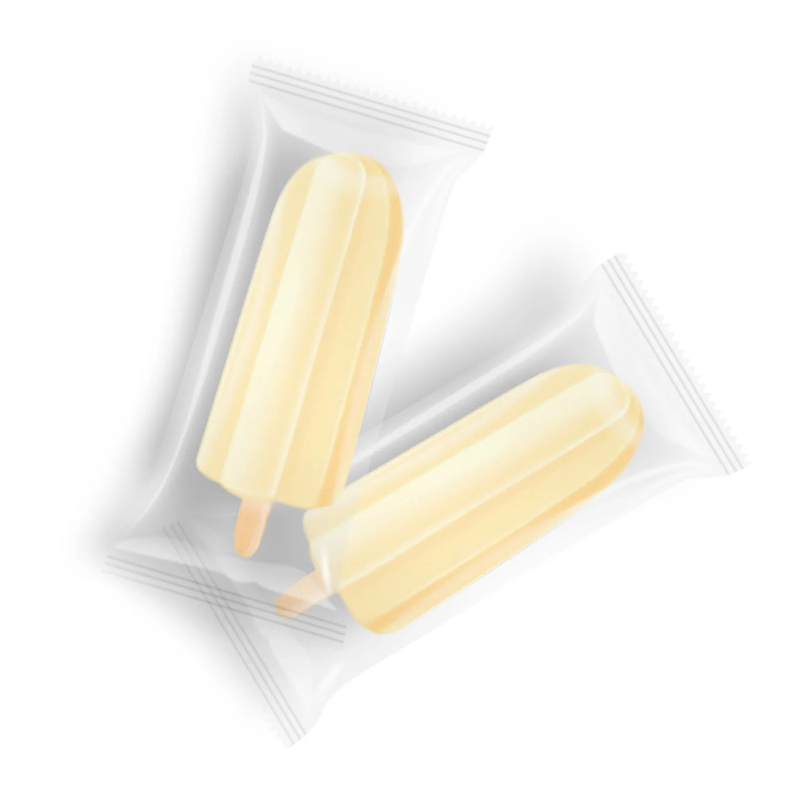 

100PCS Clear Ice Cream Sticks Bags Homemade Popsicle Ice Cream Sealing Bags for DIY Making Ice Cream Supplies